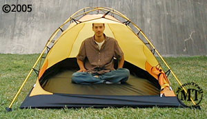 Hilleberg Jannu tent, model in  interior tent