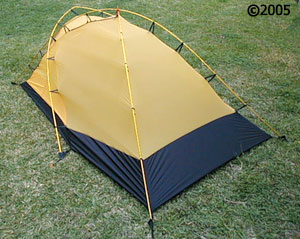 Hilleberg Jannu 2 person mountaineering tent , 3/4 view
