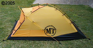 Hilleberg Jannu 2 person mountaineering tent, side view