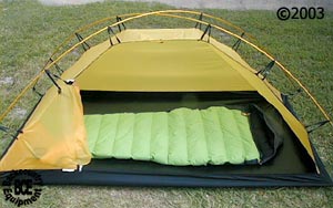Hilleberg Unna 1 person Mountaineering tent: view of bag