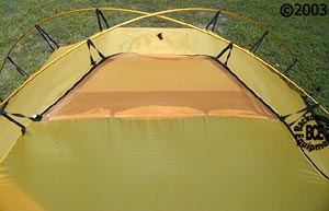  Hilleberg Unna 1 person Mountaineering tent: view  of vent