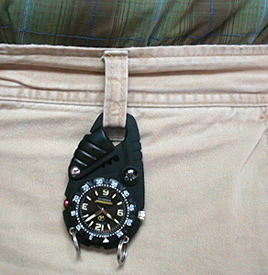 Leatherman Surge with Carabiner watch in gihtbox