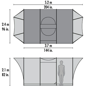 MSR Board Room (free ground shipping) :: 3-season tents :: Shelters ...