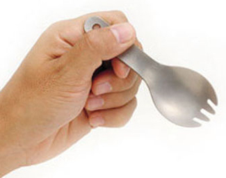 Titanium Spork, short